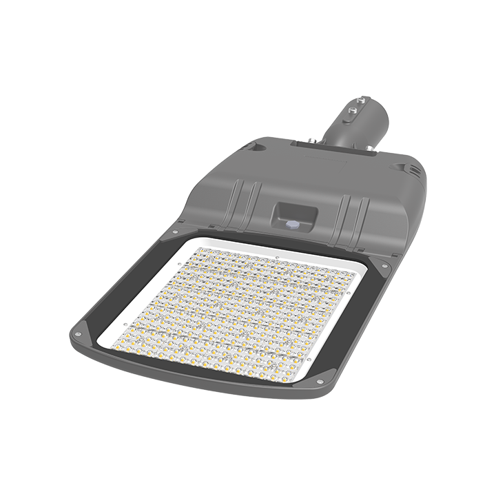 مصباح شارع LED بزاوية من الألومنيوم المصبوب IP67